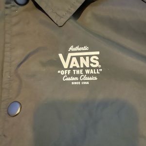 Boys vans windbreaker jacket